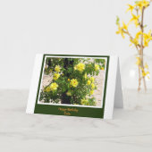 "Happy Birthday Tatte" Joods wenskaart Kaart (Gele Bloem)