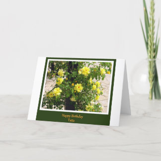 "Happy Birthday Tatte" Joods wenskaart Kaart