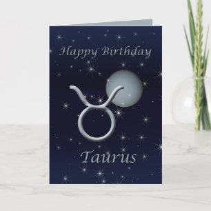 Happy Birthday Taurus Venus Wenskaart Kaart
