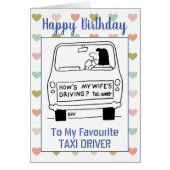 Happy Birthday Taxi-driver (Voorkant)