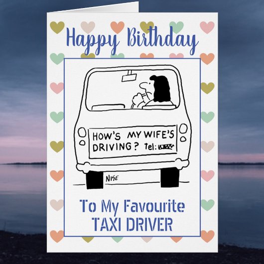 Happy Birthday Taxi-driver