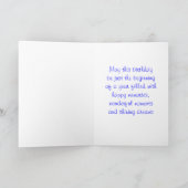 Happy Birthday Teckel Puppy Dog Kaart (Binnen)