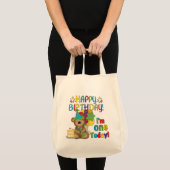 Happy Birthday Teddy Bear 1e T-shirts en geschenke Tote Bag (Voorkant (product))