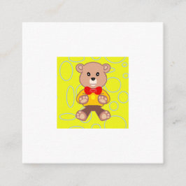 Happy Birthday Teddy Bear Enclosure Kaart