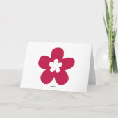 Happy Birthday Teddy Bear Wenskaart Kaart (Achterkant)