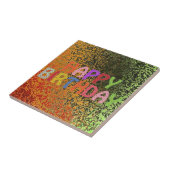 Happy Birthday Tegeltje (Zijkant)