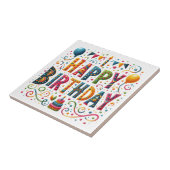 Happy Birthday Tegeltje (Zijkant)