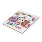 Happy Birthday Tegeltje (Zijkant)