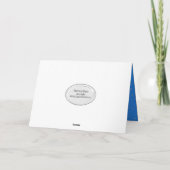 Happy Birthday-tekst met Gold Confetti Kaart (Achterkant)