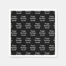  Happy Birthday-tekst | Zwart-wit