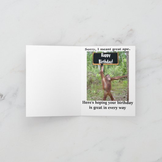 Happy Birthday Telefoon App Humor Kaart (Binnen)