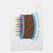 Happy Birthday Theedoek (Verticaal)