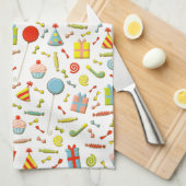 Happy Birthday Theedoek (Quarter Fold)