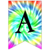 Happy Birthday Tie Dye Design Bunting Flags Banner (Derde vlag)