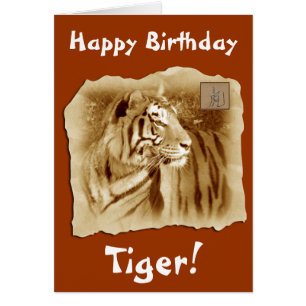 Happy Birthday Tiger! - Chinese astrologie