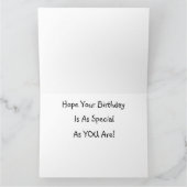 Happy Birthday Tiger Kaart (Binnen)