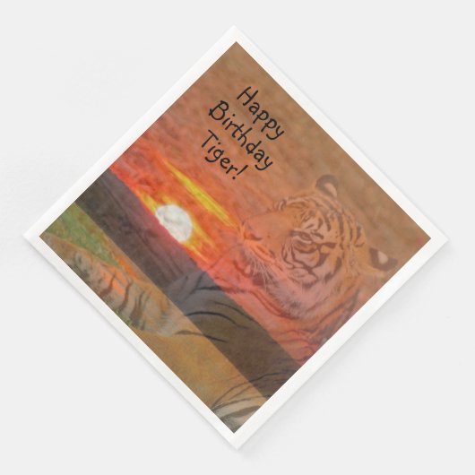Happy Birthday Tiger Servet (Hoek)