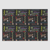 Happy Birthday Tissue Father Tissuepapier (Voorkant)