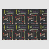 Happy Birthday Tissue Paper Adam Tissuepapier (Voorkant)