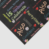 Happy Birthday Tissue Paper Alexander Tissuepapier (Detail)