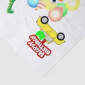 Happy Birthday Tissue Paper Alligator Tissuepapier (Detail)