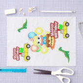 Happy Birthday Tissue Paper Alligator Tissuepapier (Craft)