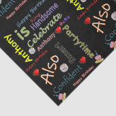 Happy Birthday Tissue Paper Anthony Tissuepapier (Detail)