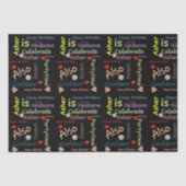 Happy Birthday Tissue Paper Asher Tissuepapier (Voorkant)