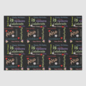 Happy Birthday Tissue Paper Best Friend Tissuepapier (Voorkant)