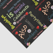 Happy Birthday Tissue Paper Brooklyn Tissuepapier (Detail)