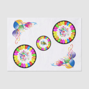 Happy Birthday Tissue Paper Bumblebee Tissuepapier