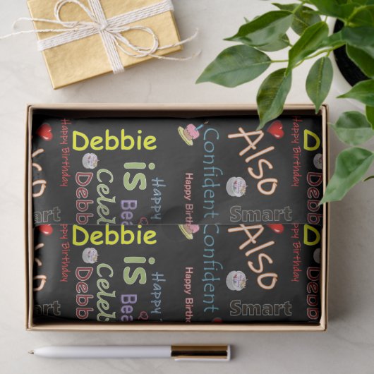 Happy Birthday Tissue Paper Debbie Tissuepapier