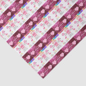 Happy Birthday Tissue Paper Flamingo Tissuepapier (Detail)