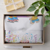 Happy Birthday Tissue Paper Hippopotamus Tissuepapier (Geschenk)