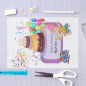 Happy Birthday Tissue Paper Hippopotamus Tissuepapier (Craft)