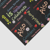 Happy Birthday Tissue Paper Jacob Tissuepapier (Detail)