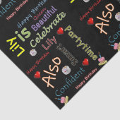 Happy Birthday Tissue Paper Lily Tissuepapier