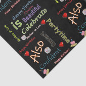 Happy Birthday Tissue Paper Moeder in Law Tissuepapier (Detail)