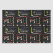 Happy Birthday Tissue Paper Mohammed Tissuepapier (Voorkant)