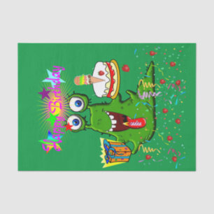 Happy Birthday Tissue Paper Monster Tissuepapier