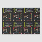 Happy Birthday Tissue Paper Natalie Tissuepapier (Voorkant)