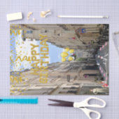 Happy Birthday Tissue Paper Paris Frankrijk Tissuepapier (Craft)