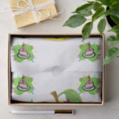 Happy Birthday Tissue Paper Pear Cupcake Tissuepapier (Geschenk)