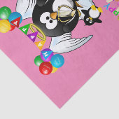 Happy Birthday Tissue Paper Penguin Tissuepapier (Detail)