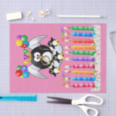 Happy Birthday Tissue Paper Penguin Tissuepapier (Craft)