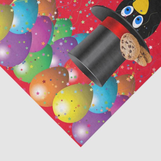 Happy Birthday Tissue Paper Penguin Tissuepapier (Detail)