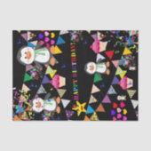 Happy Birthday Tissue Paper Penguin Tissuepapier (Voorkant)