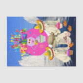 Happy Birthday Tissue Paper Polar Beer Tissuepapier (Voorkant)