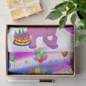 Happy Birthday Tissue Paper Pony Tissuepapier (Geschenk)