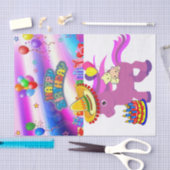 Happy Birthday Tissue Paper Pony Tissuepapier (Craft)